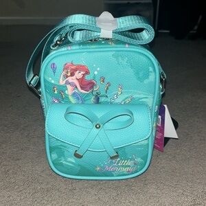 Disney Little Mermaid Ariel Luxe 8" Crossbody Bag